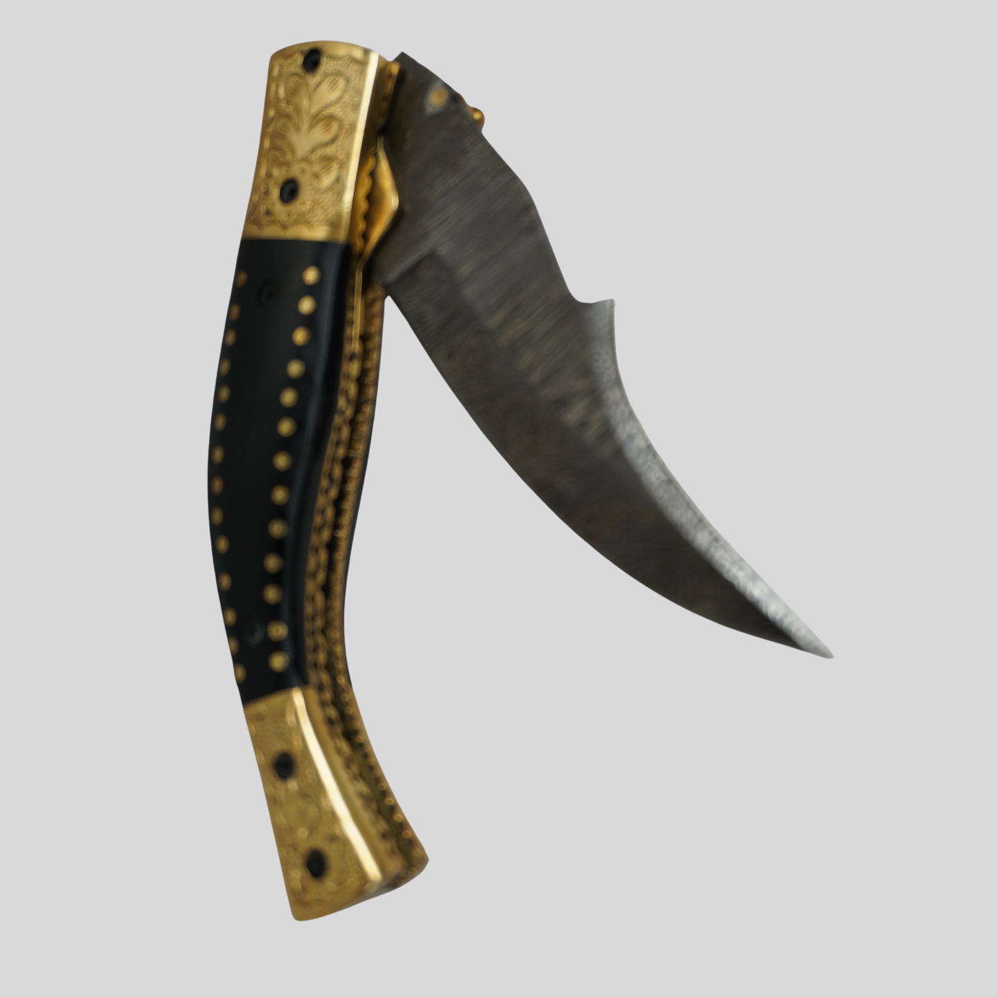 damascus steel folding knife