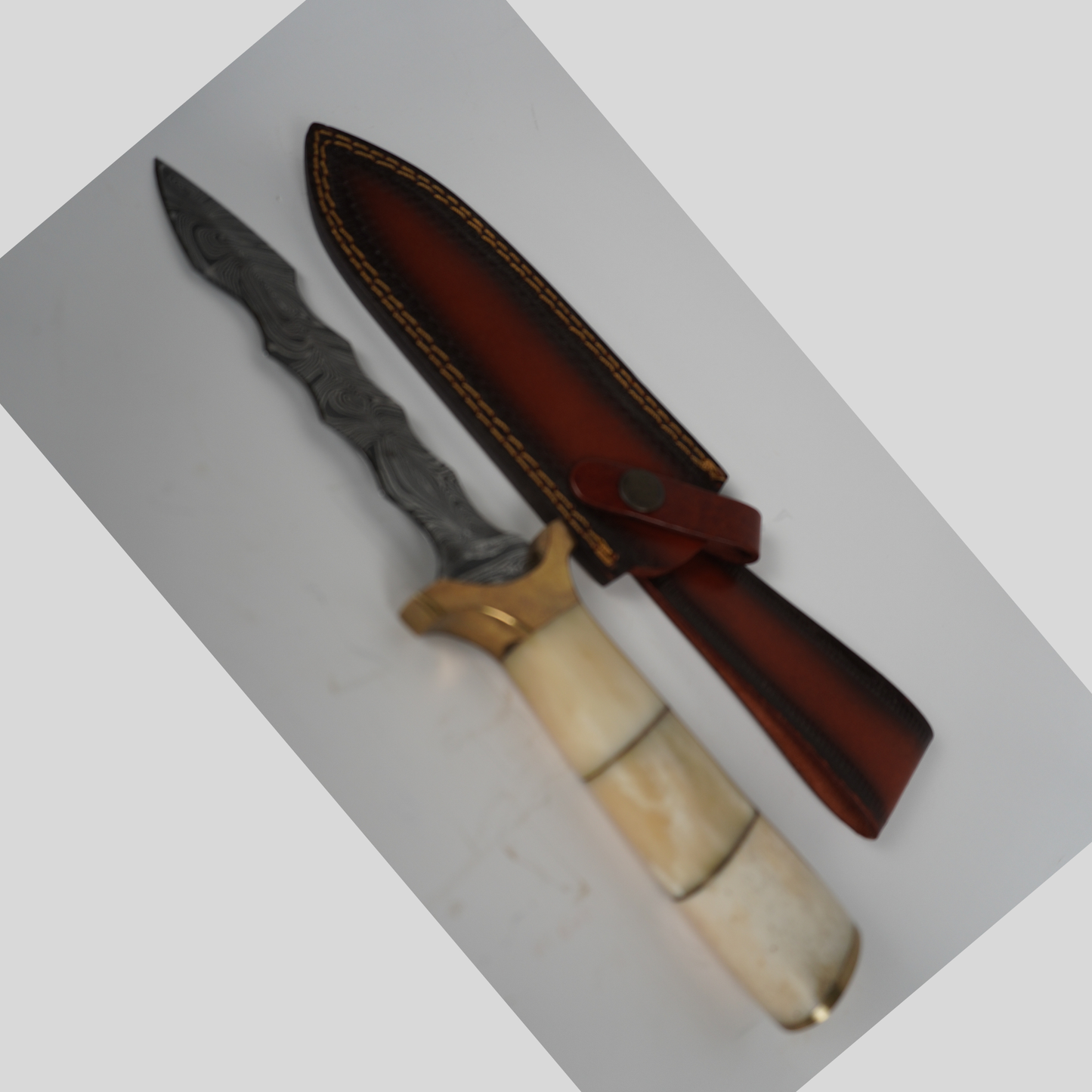 damascus fantasy dagger