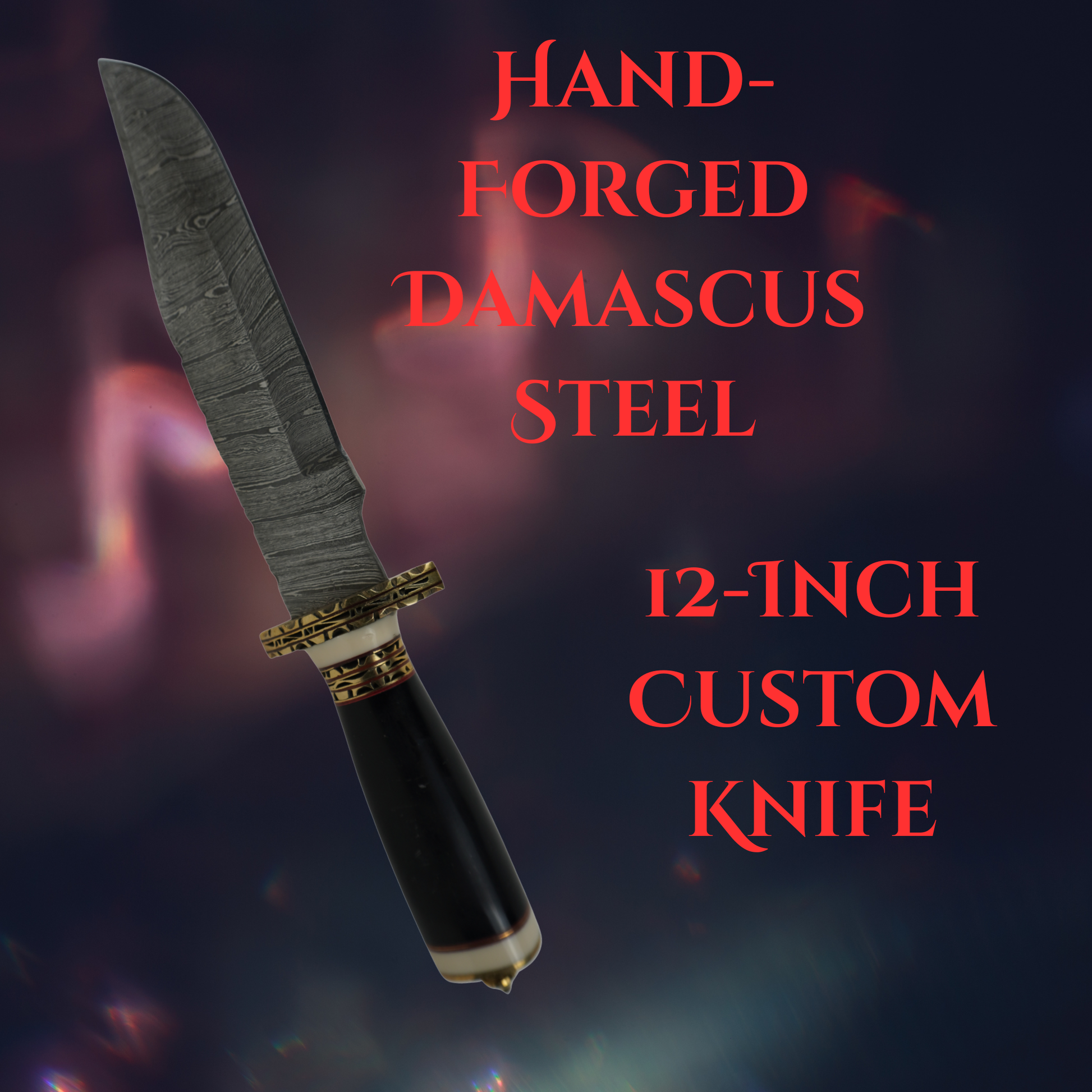 handmade damascus knife
