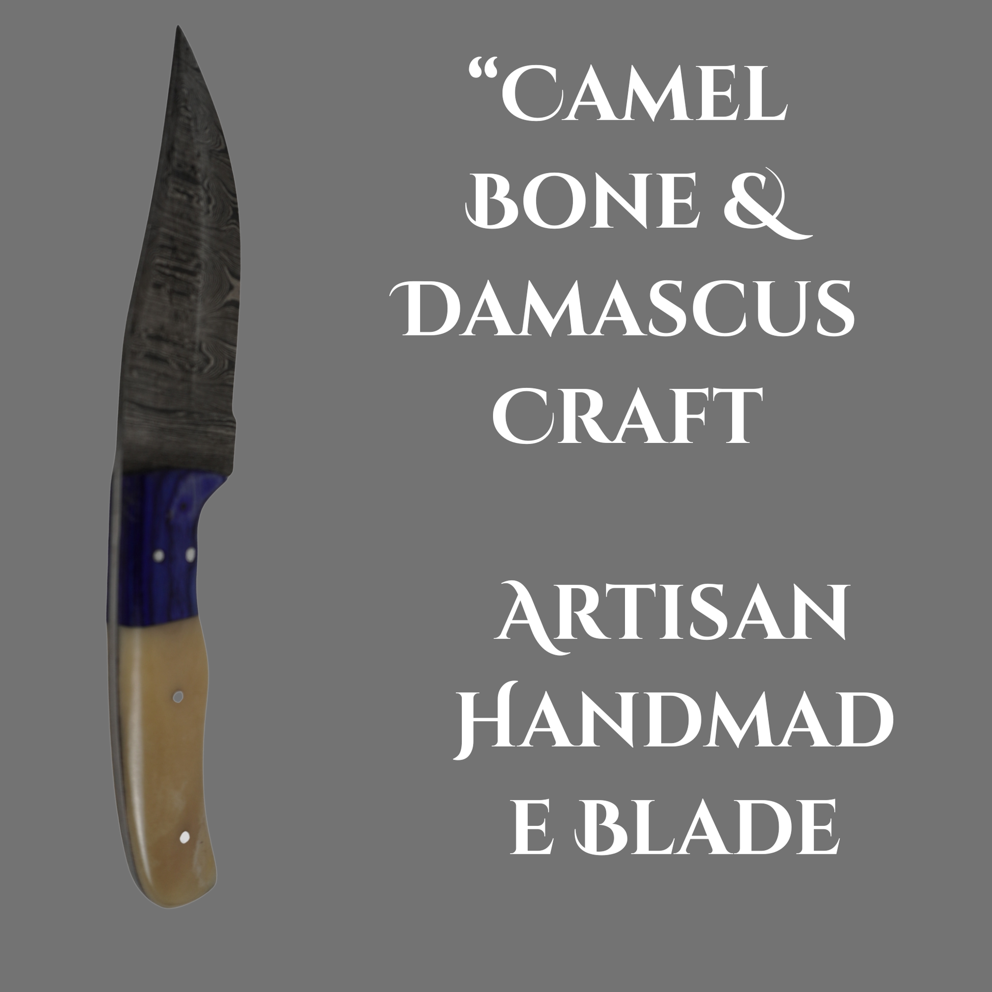 handmade damascus knife