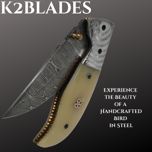 damascus steel pocket knife